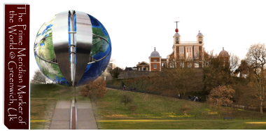 The Prime Meridian Marker of  the World @ Greenwich, Uk